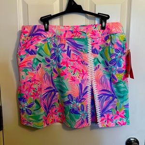 Lilly Pulitzer Daphne Skort It Was All A Dream Golf Size 14